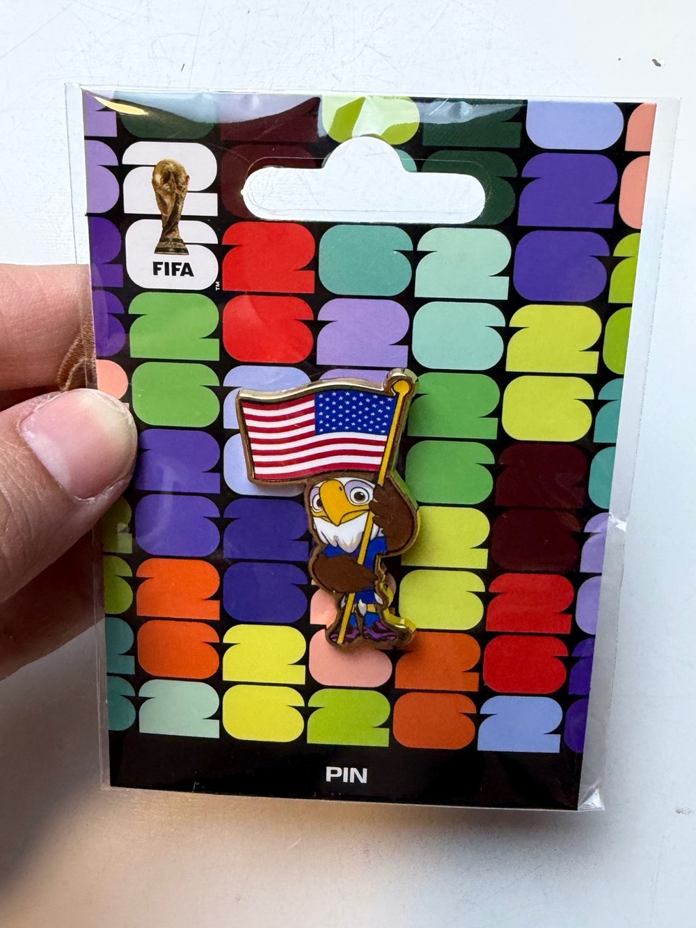 Officially Authorized FIFA World Cup 2026 Mascots Eagle Pin – 1.5 in